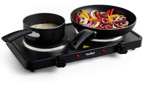 VonShef Double Hot Plate